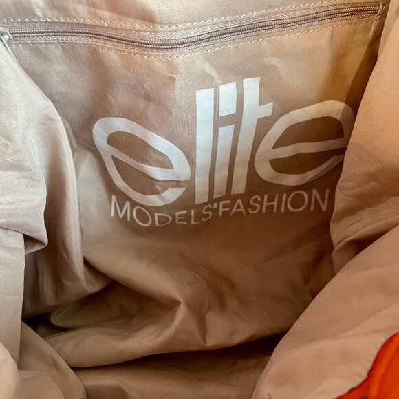 Elite Models Fashion Hobo Bag Orange - Picture 4 of 10